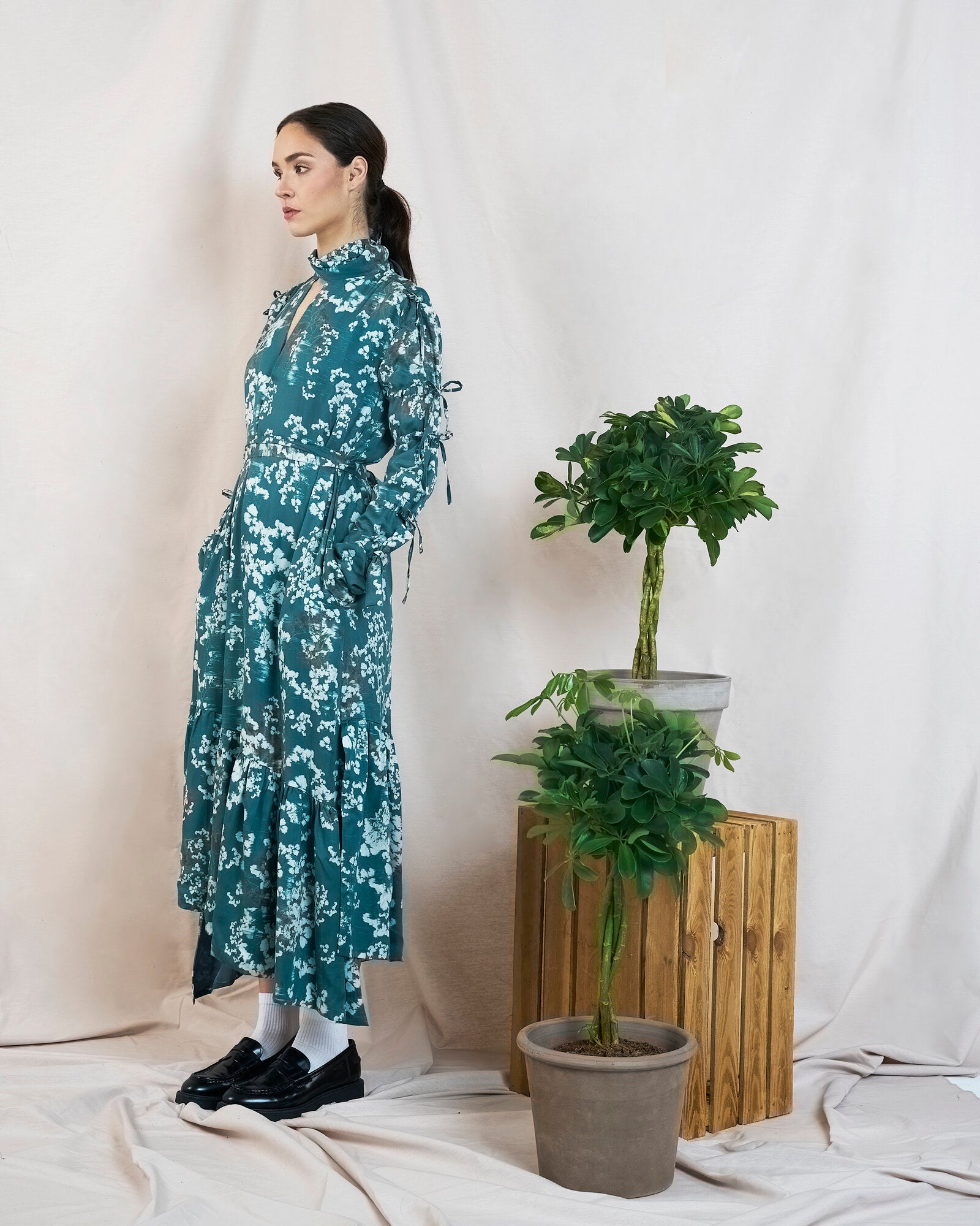 Our designs picture 1: green floral dress