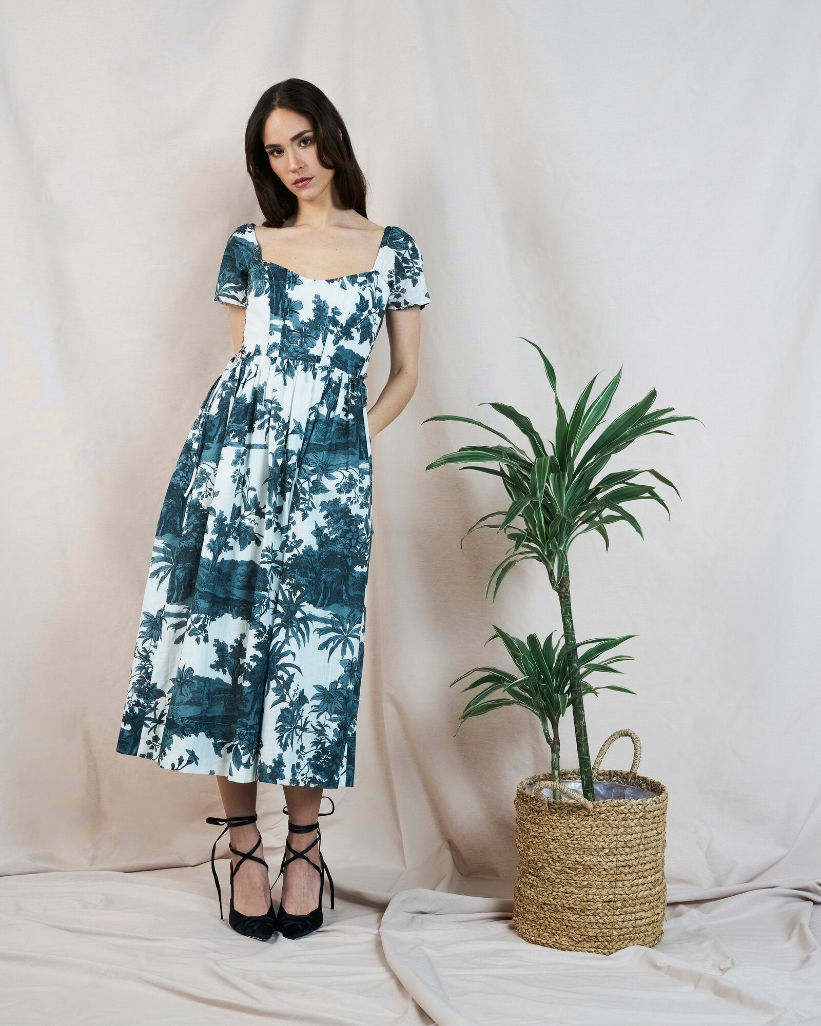 Our designs picture 1: green floral dress